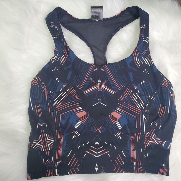 Sweaty Betty Geometric Printed Bra Top Size Small - Picture 1 of 6